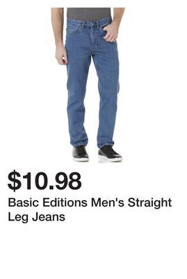 Kmart Basic editions men's straight leg jeans offer