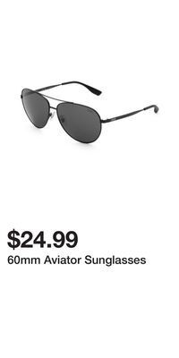 TJ Maxx 60mm aviator sunglasses offer