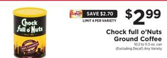ShopRite Ground coffee offer