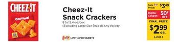 ShopRite Snack crackers offer
