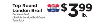 ShopRite Top round london broil offer