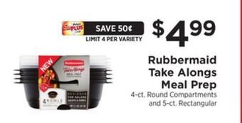 ShopRite Take alongs meal prep offer