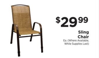 ShopRite Sling chair offer