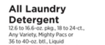 ShopRite Laundry detergent offer