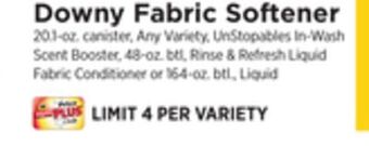 ShopRite Fabric softener offer