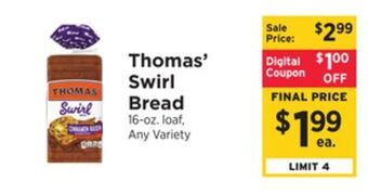 ShopRite Swirl bread offer