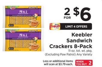 ShopRite Sandwich crackers 8-pack offer