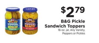 ShopRite Pickle sandwich toppers offer