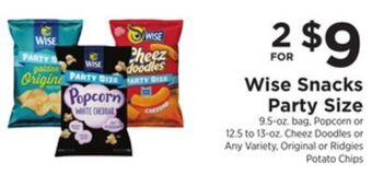 ShopRite Snacks party size offer