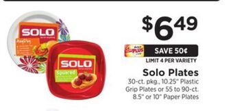 ShopRite Plates offer