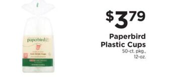 ShopRite Plastic cups offer