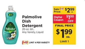 ShopRite Dish detergent offer