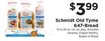 ShopRite Old tyme 647-bread offer