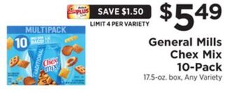 ShopRite Chex mix 10-pack offer