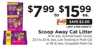 ShopRite Cat litter offer