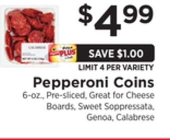 ShopRite Pepperoni coins offer