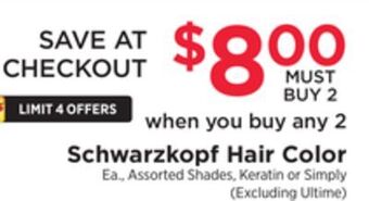 ShopRite Hair color offer