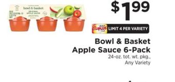 ShopRite Apple sauce 6-pack offer