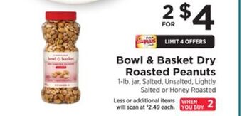 ShopRite Dry roasted peanuts offer