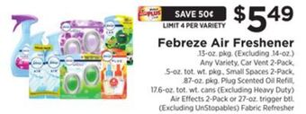 ShopRite Air freshener offer