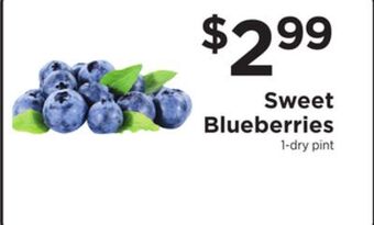ShopRite Sweet blueberries offer