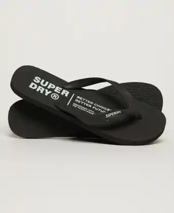Superdry Studios flip flops offer