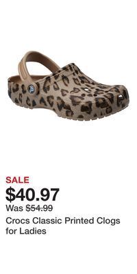 Cabela's Crocs classic printed clogs for ladies offer