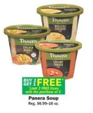 Schnucks Panera Soup offer