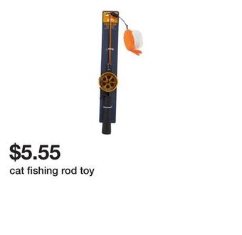Five Below Cat fishing rod toy offer