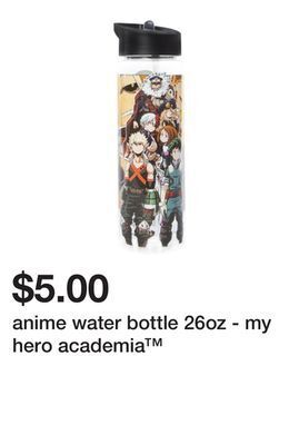 Five Below Anime water bottle 26oz - my hero academia™ offer
