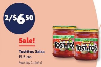 Family Dollar Tostitos salsa offer