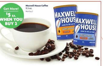 Family Dollar Maxwell house coffee offer