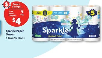 Family Dollar Sparkle paper towels offer