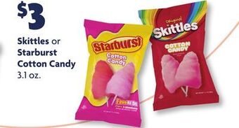 Family Dollar Skittles or starburst cotton candy offer