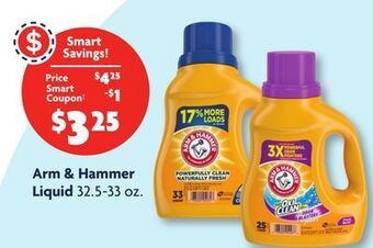Family Dollar Arm & hammer liquid offer