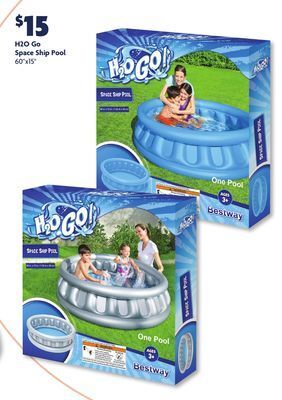 Family Dollar H2o go space ship pool offer
