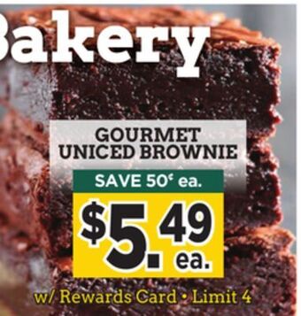 Dearborn Market Gourmet uniced brownie offer