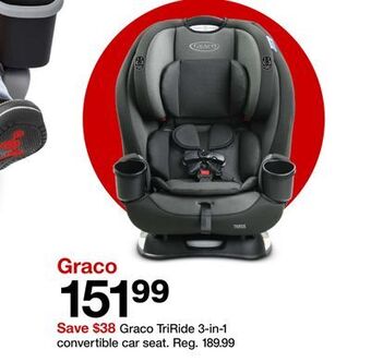 Target Graco triride 3-in-1 convertible car seat offer