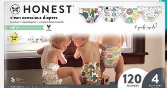 Target The honest company 120-ct. diapers offer