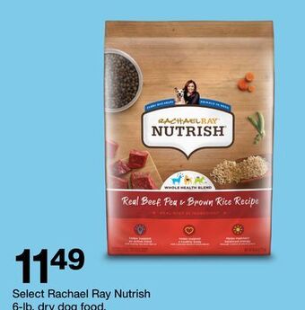 Target Select rachael ray nutrish 6-lb. dry dog food offer