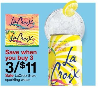 Target Lacroix 8-pk. sparkling water offer