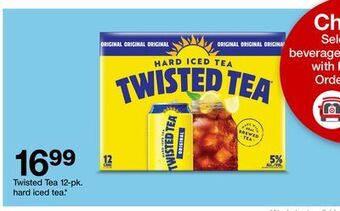 Target Twisted tea 12-pk. hard iced tea* offer