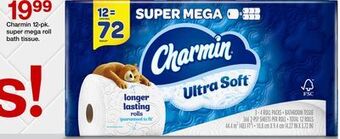 Target Charmin 12-pk. super mega roll bath tissue offer