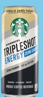 Target Starbucks tripleshot single coffee drinks offer