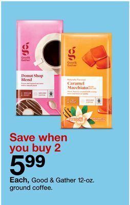 Target Good & gather 12-oz. ground coffee offer