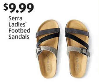 Aldi Serra Ladies' Footbed Sandals offer