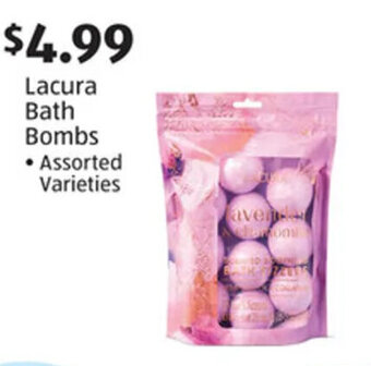 Aldi Lacura Bath Bombs offer