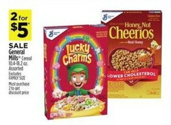 Dollar General General Mills Cereal 10.4-18.2 oz offer