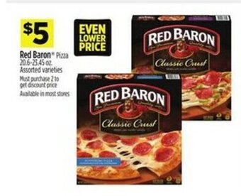 Dollar General Red Baron Pizza 20.6-23.45 oz offer