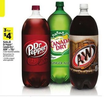 Dollar General Dr Pepper, Canada Dry, A&W or 7Up offer